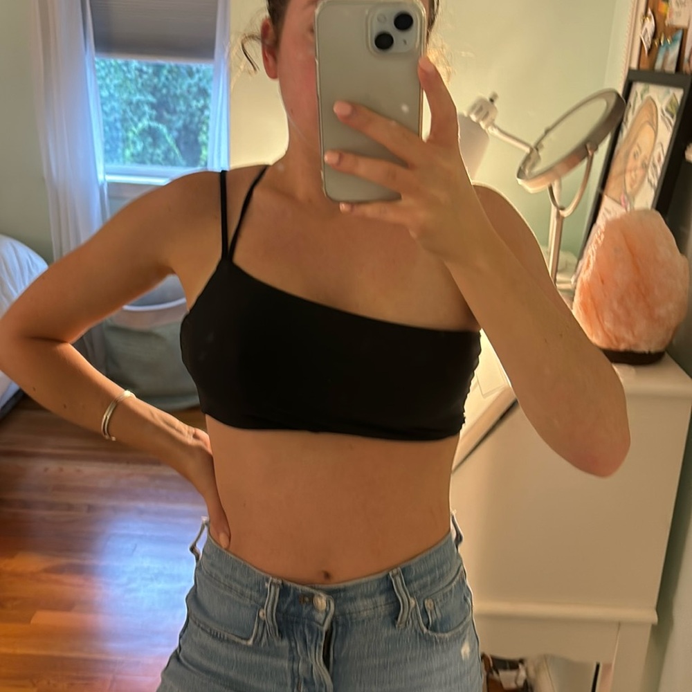 Madewell One shoulder Bikini Top